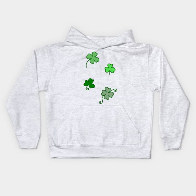 Clovers! Kids Hoodie by saradaboru